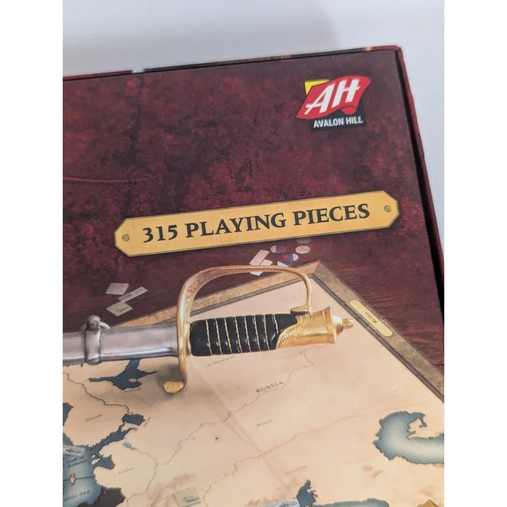 Diplomacy Board Game by Avalon Hill  50th Anniversary Wizards 2008 Complete